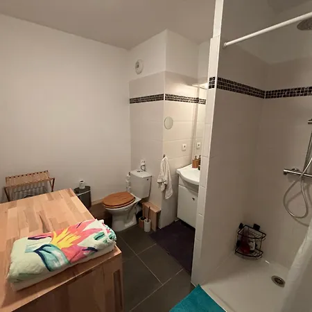 Apartmán Appartement Climatise Full Confort - Au Calme A 10Min Des Plages - Avec Rez De Jardin Et Terrasse